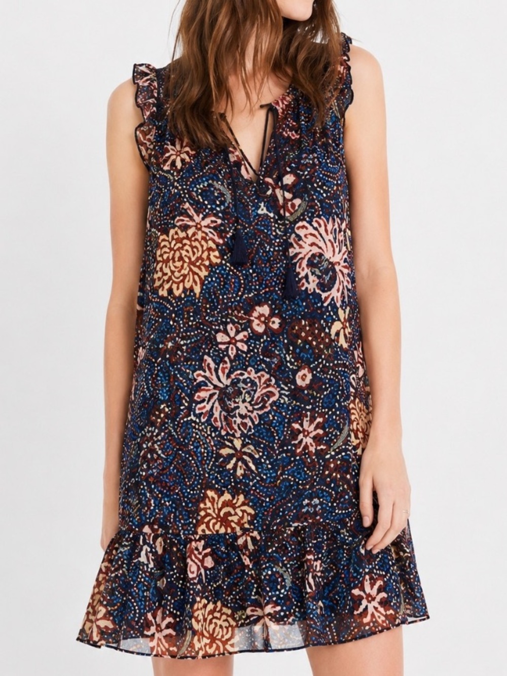 Madewell Sea Coral Mini Dress